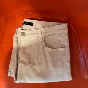 J Brand off-white skinny jeans